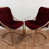 Une paire de chaises Italie années 1970