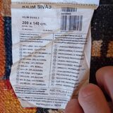 Handmade Indian Kilim Sivas 200x140cm