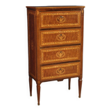 Commode marquetée de style Louis XVI du XXe siècle