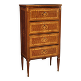 Commode marquetée de style Louis XVI du XXe siècle