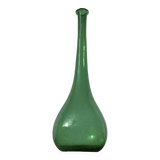 Large Italian green glass vase