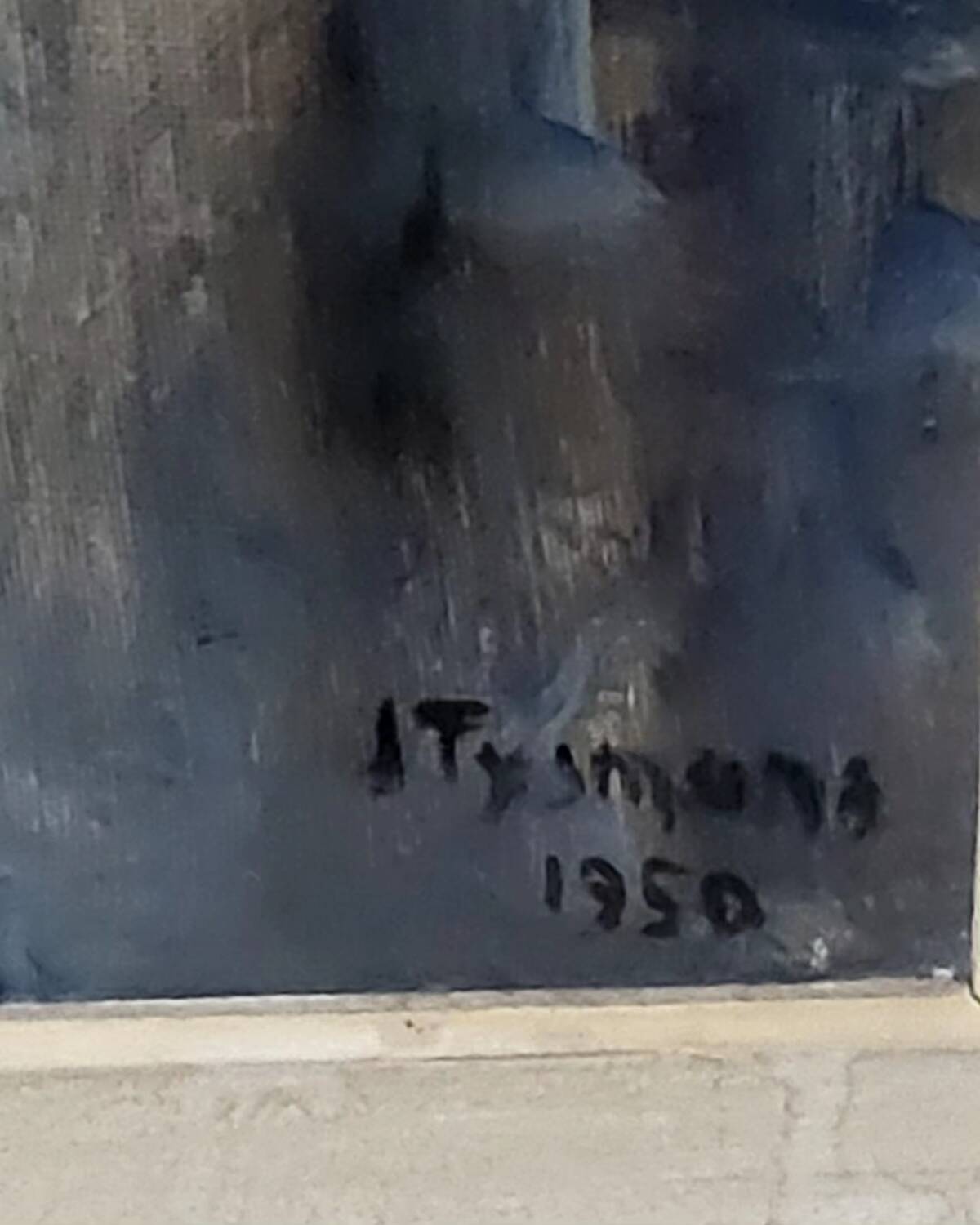 Portrait oil on canvas