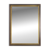 Miroir Belgo chromé belge de style Mid-Century, en cuivre et verre fumé, années 1980