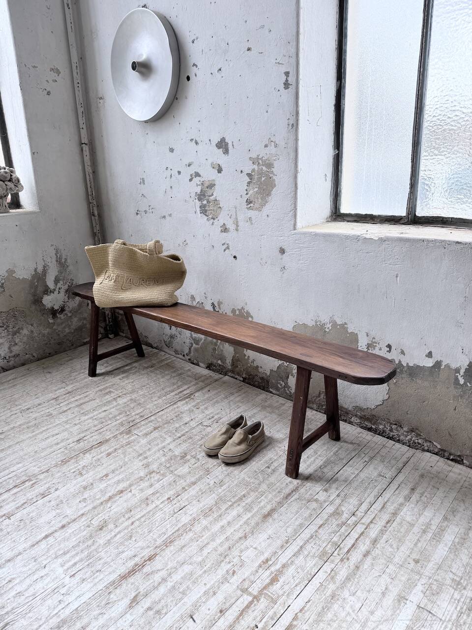 Farm bench oak 1950