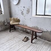 Banc de ferme chêne 1950