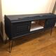 Art Deco blue sideboard