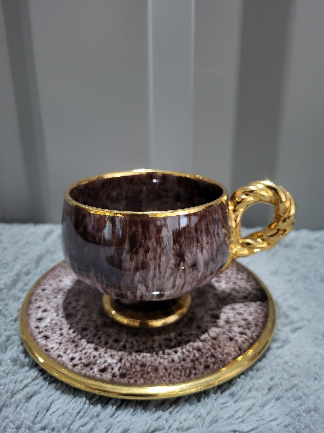 Complete coffee and tea set by Marius Gugie Vallauris Vintage