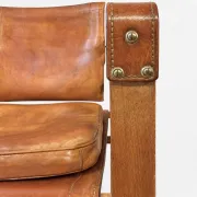 Fauteuils Safari cognac par Kaare Klint