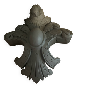 fronton bois ancien