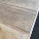 Table à manger de ferme ronde ovale extensible rénovée en bois brut 260cm