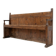 Old wooden bench with panelled backrest – 19th century