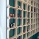 White 70's plastic module shelf