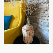 Demijohn in wicker dress