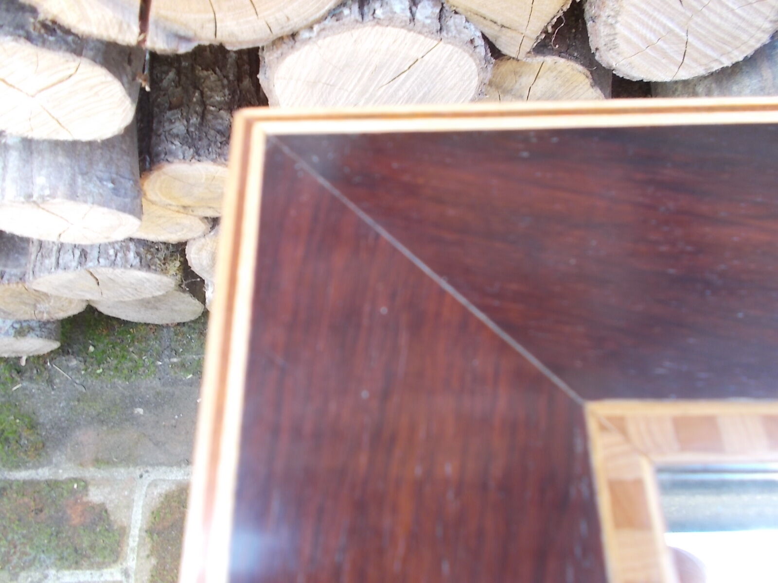 Miroir en marqueterie 61x47,5cm