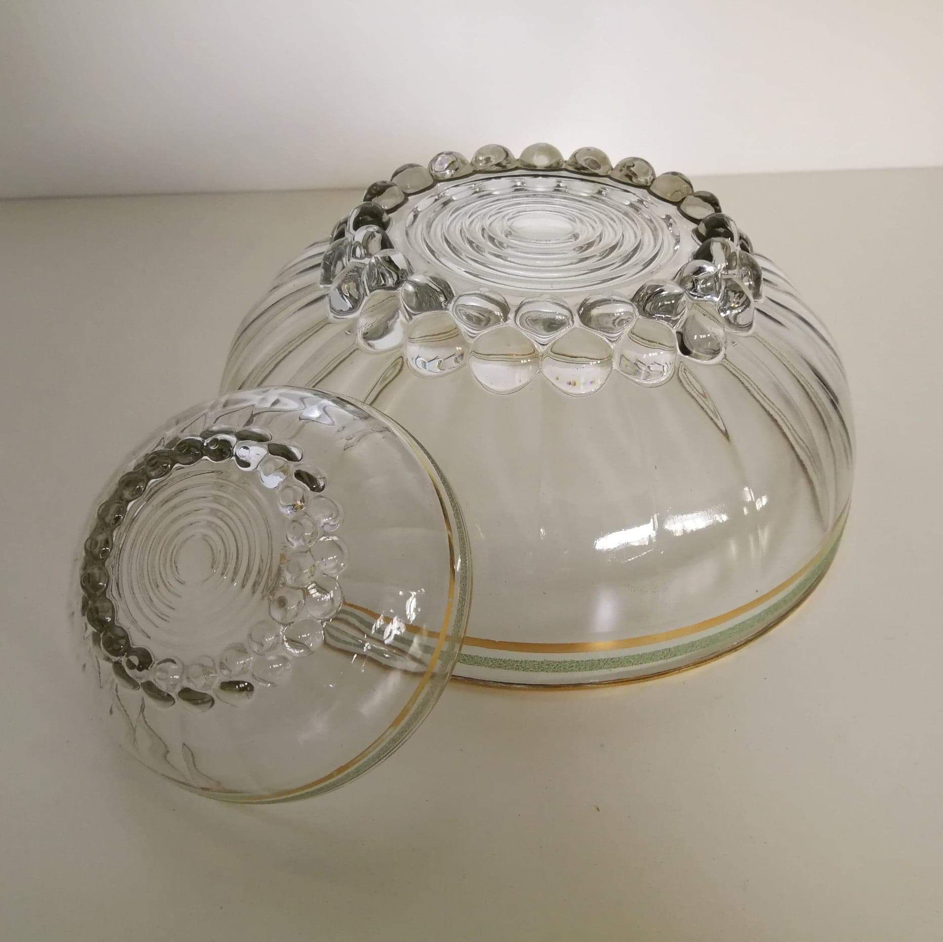 Vintage fruit salad service