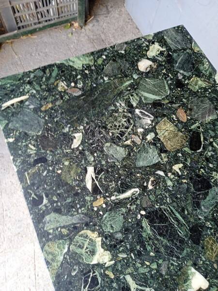 Marble bistro table 110cm