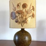 Lampe vintage en grès pyrité années 70