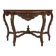 Ancienne console en noyer sculpté style Louis-Philippe