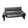 Vintage Swiss 2 seater leather sofa by De Sede model DS 2011