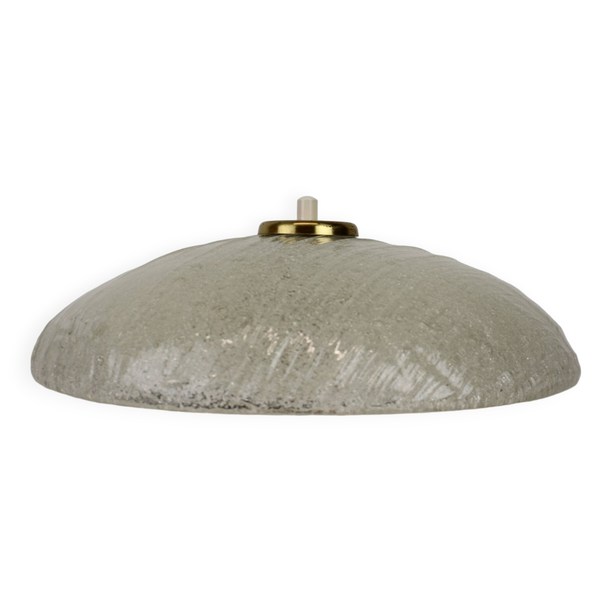 All Glass Table Lamp by Valasske Mezirici, 1960s, Czechoslovakia