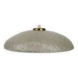 All Glass Table Lamp by Valasske Mezirici, 1960s, Czechoslovakia