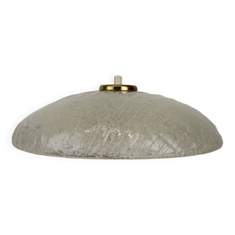 All Glass Table Lamp by Valasske Mezirici, 1960s, Czechoslovakia