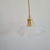 Polished glass hanging