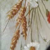 Oil painting on canvas "Country spray with poppies" 1910 signed