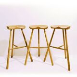3 Bar Stools by Lars Werner, Form & Refine - Denmark 2000s