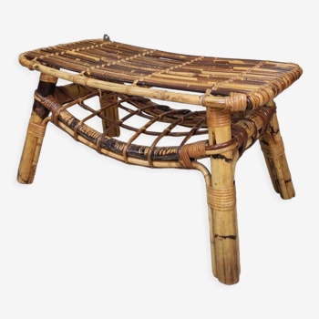 Rattan coffee table