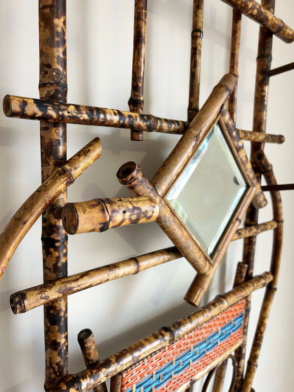 Porte manteau bambou années 30