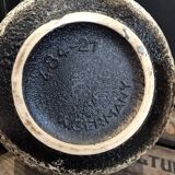 Rare Vintage West German Scheurich Pottery Ball Vase 484-21