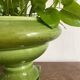 Pedestal planter, ceramic basin