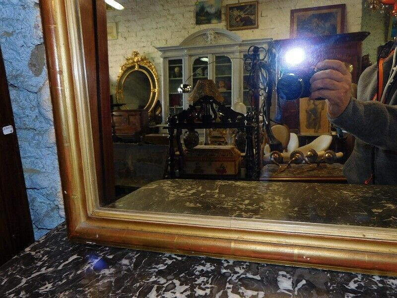 Miroir doré du XIX ème siècle 159cm x 114 cm