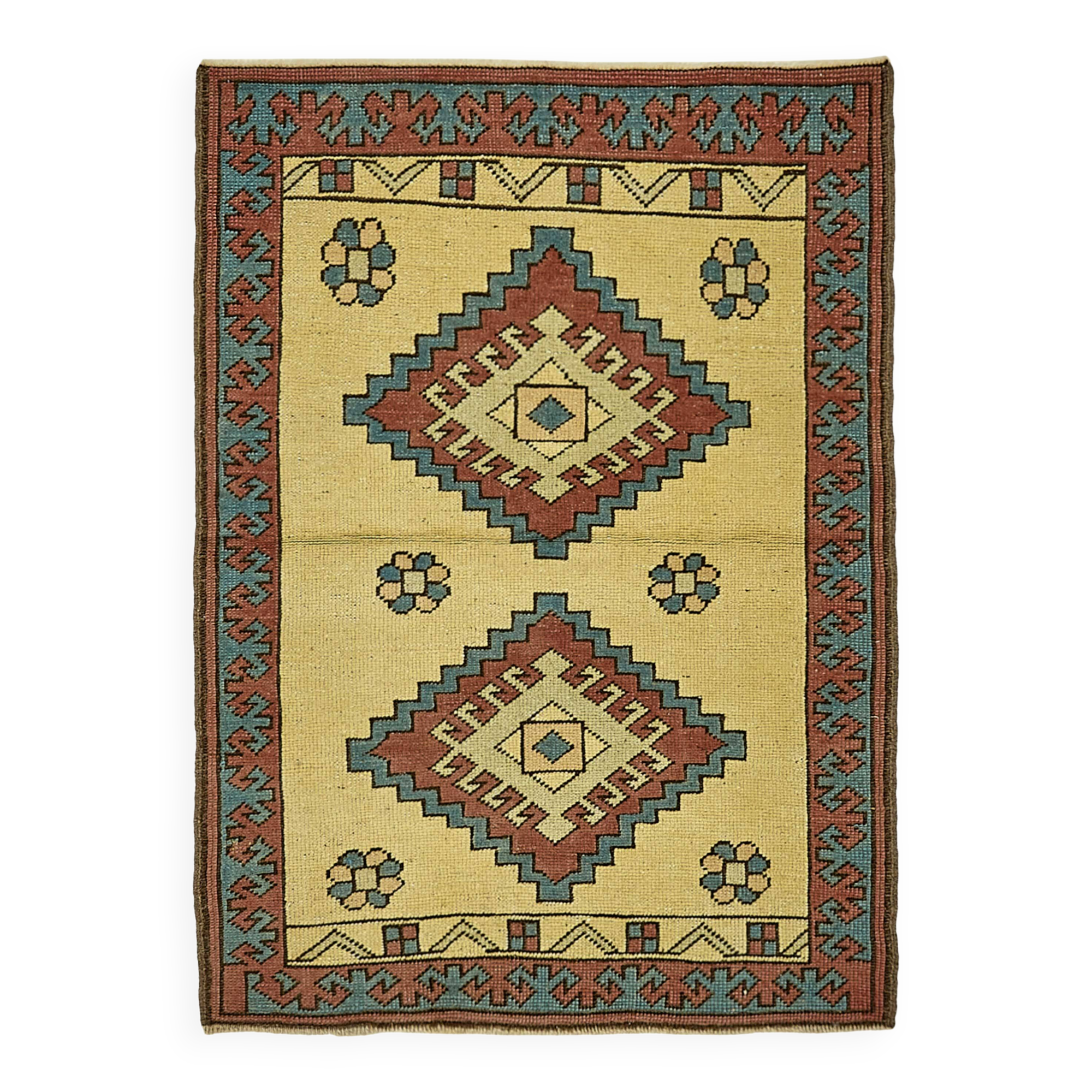 Turkish Vintage Anatolian Rug 84 cm x 115 cm