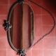 Mirror ice Art deco black iron roses