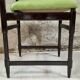 Six 50's chairs - varnished wood
