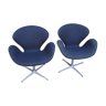 Swan armchairs by Arne Jacobsen for Fritz Hansen 90