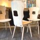 Série de 4 chaises bistrot Baumann
