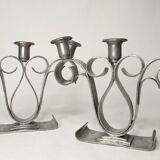 Art Deco candlesticks Delavan Paris