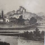 Old View of Montélimar in 1815 - Lib. F. Baume (Large Size)