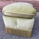 Pouf very large footrest old ottoman stool Art Deco 1940