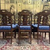 Set of 6 English chairs - Victorian