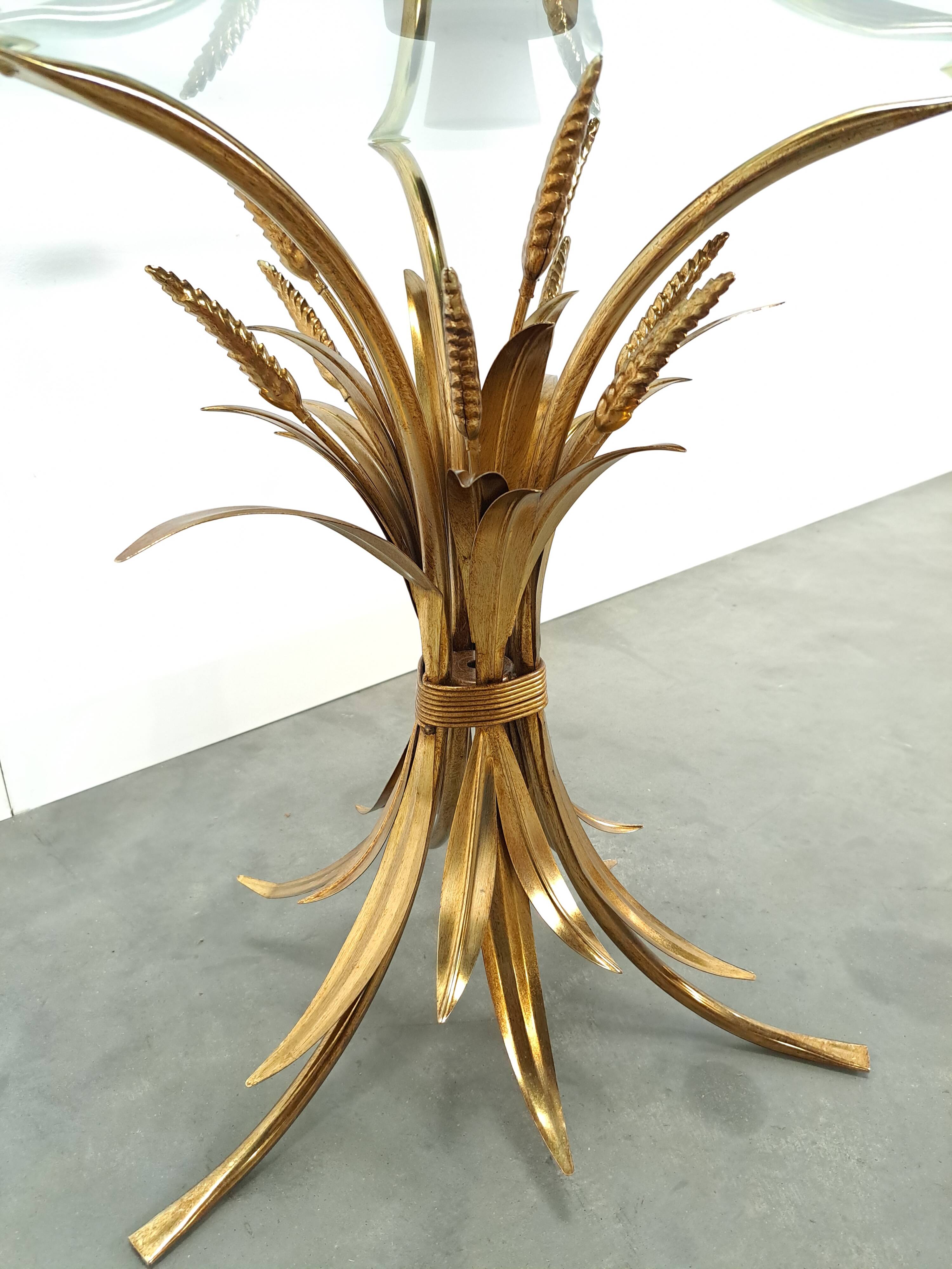 Table à maïs ronde coréenne Hans Kögl avec lame de glaçage