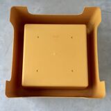 Emsa orange side table - space-age plastic 1960