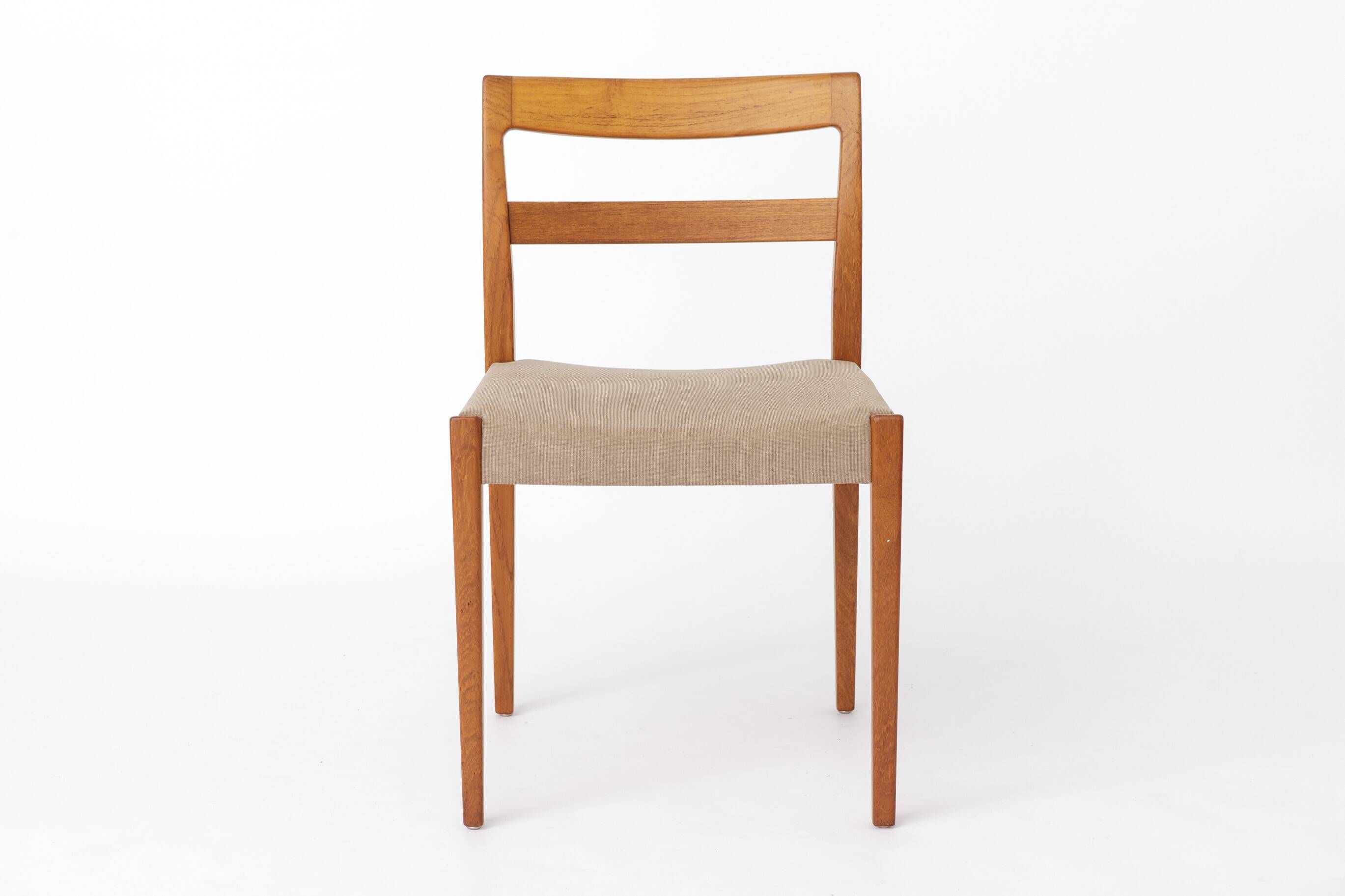 2 of 8 Garmi Dining Chairs by Nils Jonsson for Troeds, 1960s Swedish Teak