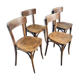 Lot of 4 chairs bistro Thonet