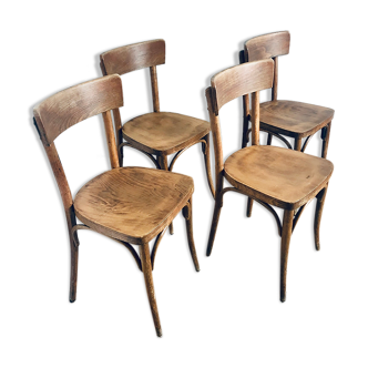 Lot de 4 chaises bistrot Thonet