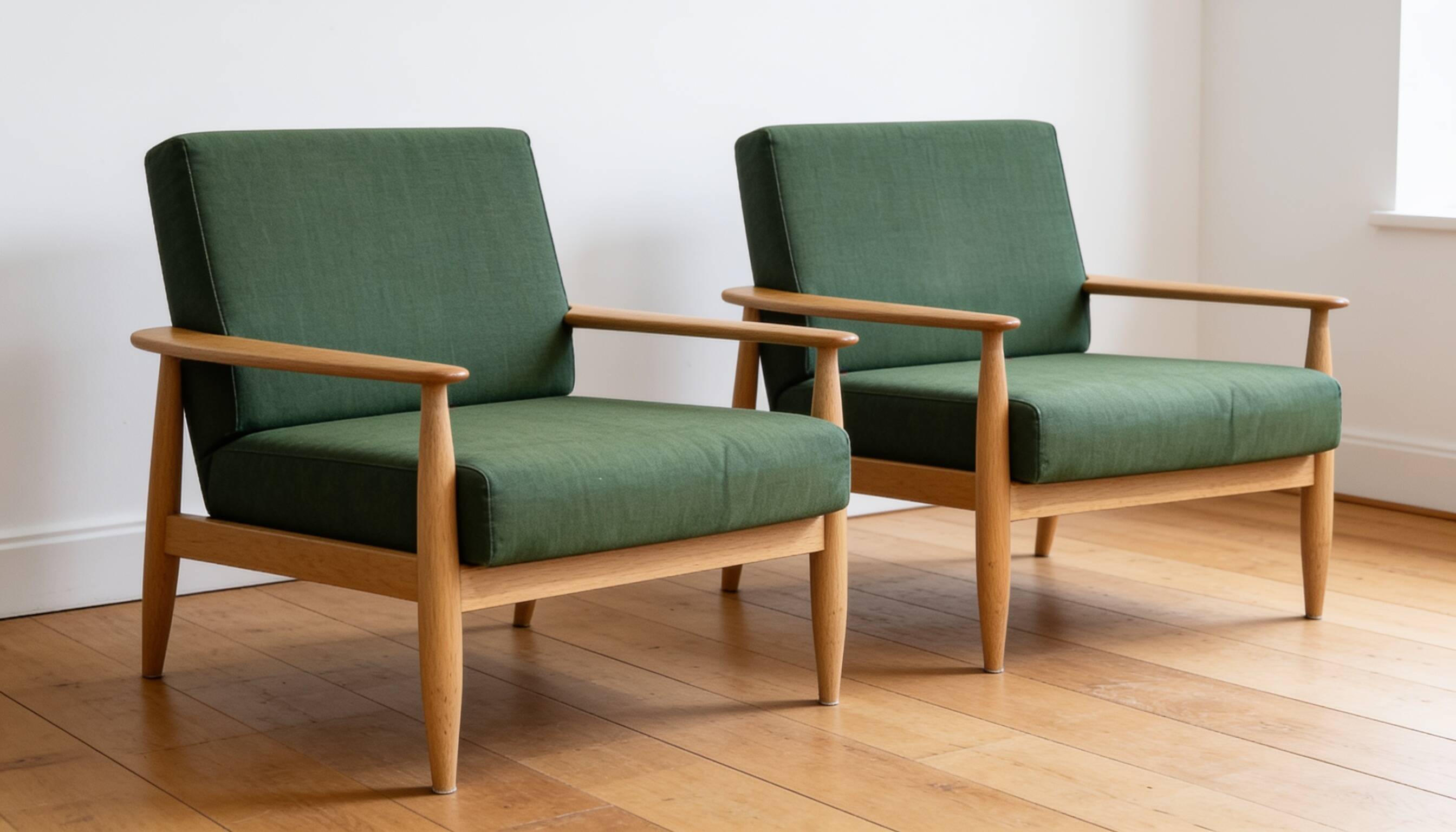 Pair of Scandinavian armchairs, Buzzy Space