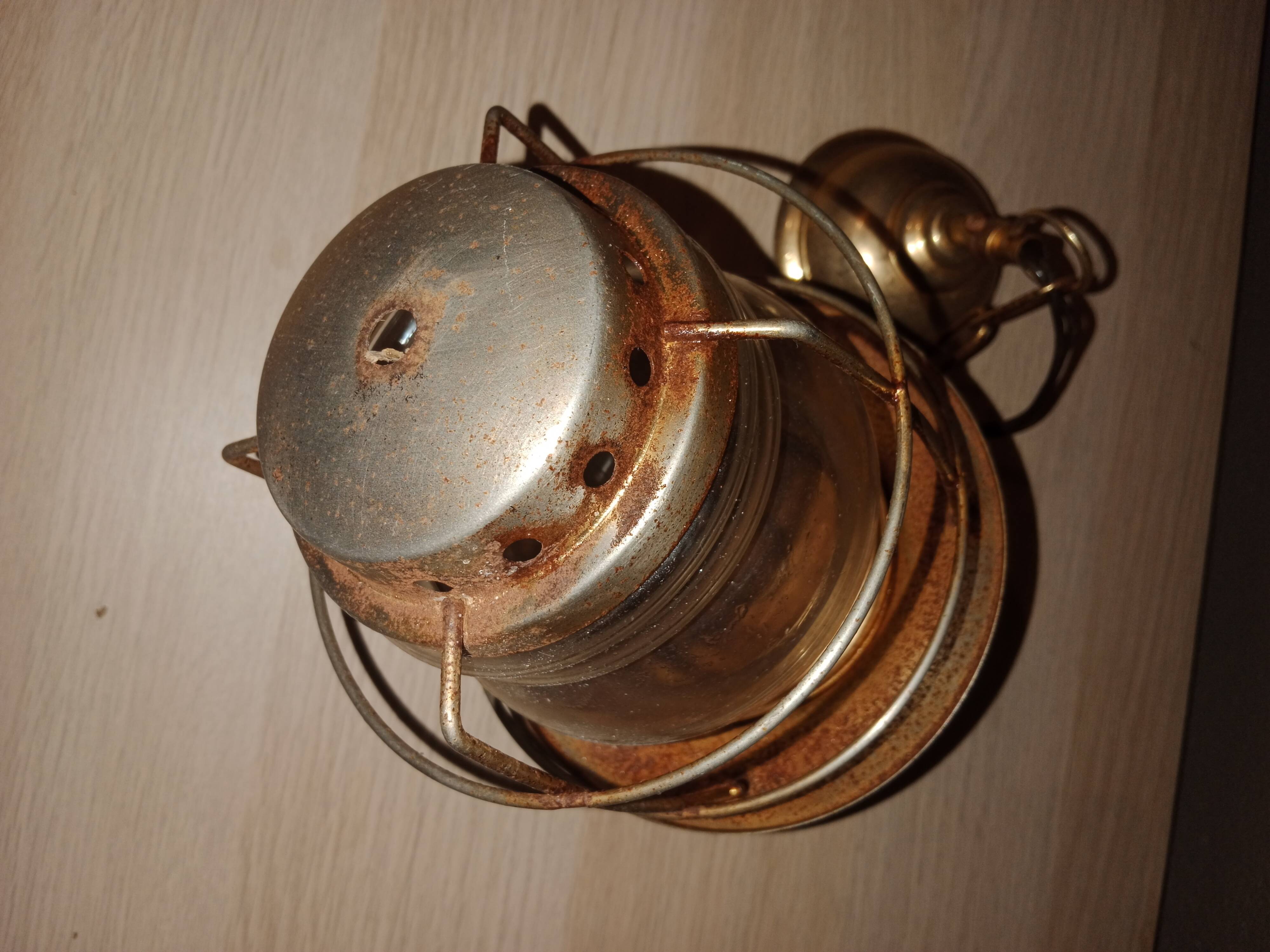 Vintage copper lamp